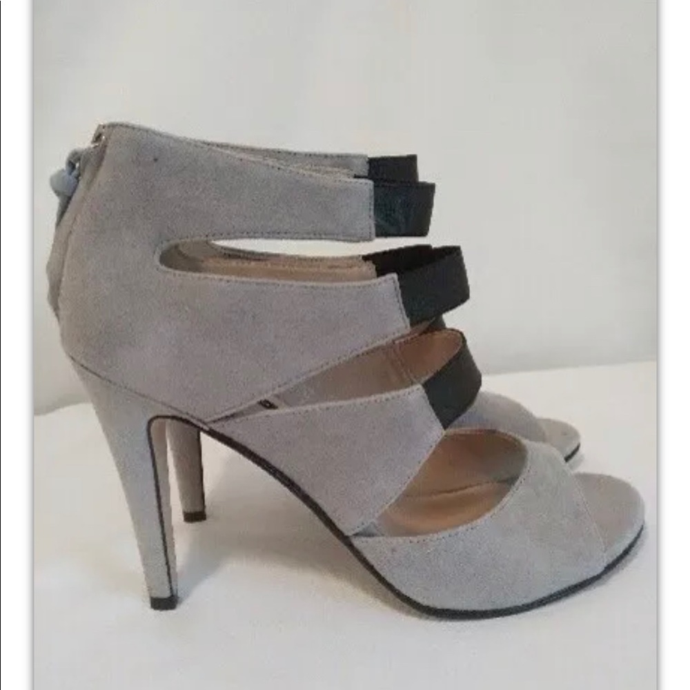 Brand New French Connection Nolie Grey Otter Sandals Size 41